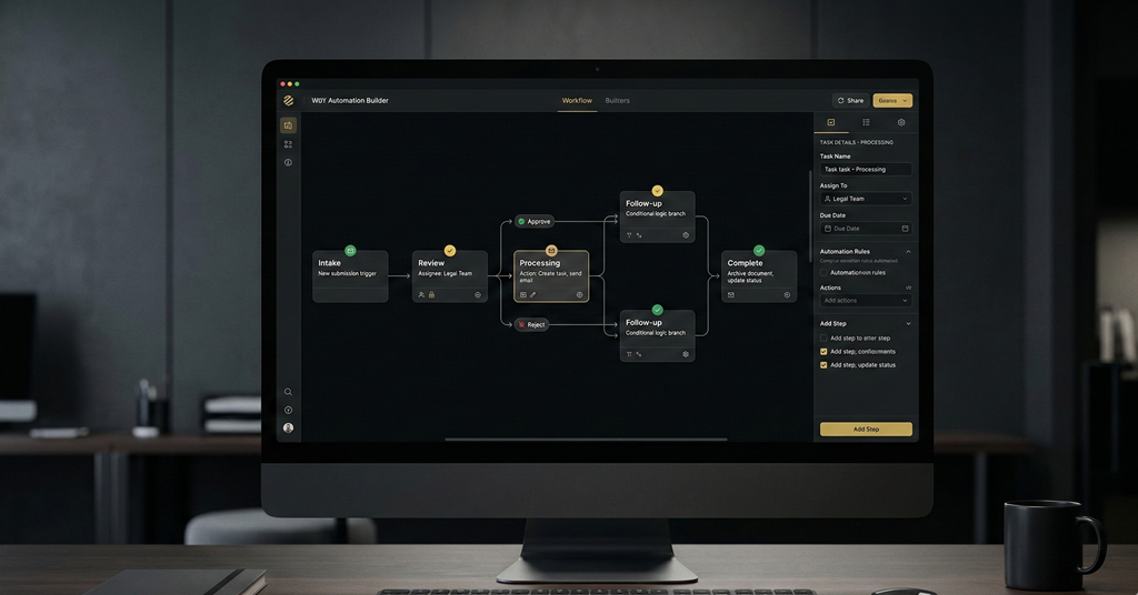 Sixty10 Workflow Automation Builder